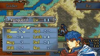 Legendary Ike in Fire Emblem Sacred Stones Microhacking