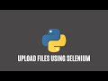 Uploading Files Using Selenium Python