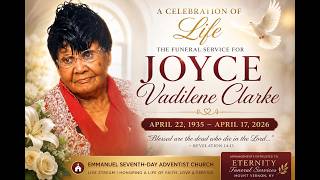 Funeral Service for Joyce Vadilene Clarke