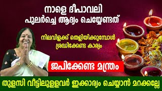 നാളെ ദീപാവലി | തുളസി വീട്ടിലുളളവര്‍ ഇക്കാര്യം ചെയ്യാന്‍ മറക്കല്ലേ  #deepavali2024 #jyothishavartha