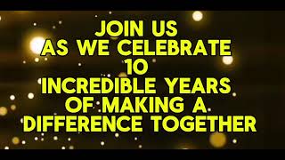 Stepping Into Our 10th Year of Service!