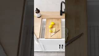 Upgrade Your Sink! Meet the Bradstreet II Workstation. 🤍 #kitchen #shorts #renovation