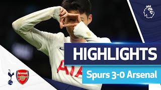 Kane & Son goals secure North London Derby win in CRAZY atmosphere | HIGHLIGHTS | Spurs 3-0 Arsenal