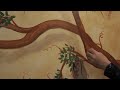 wonderful wisteria vine mural timelapse