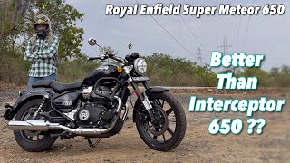 2024 Royal Enfield Super Meteor 650 Review - Better Than GT 650 ??