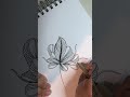 how to draw a zentangle flower step by step 禅绕画一枝花步骤 drawing guide drawing tutorial