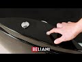 beliani whirlpool corner led tub with jets senado