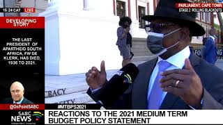 MTBPS 2021 I Minister Godongwana reflects on his maiden Mid-Term Budget Policy Statement