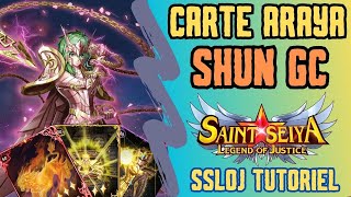 Saint Seiya Legend of justice:  Carte Araya Shun God Cloth