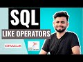 SQL LIKE OPERATOR | Learn Wildcard Operators (% _) | SQL Tutorial for beginners