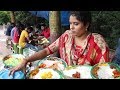 Hard Working Women Selling Best Street Food Hyderabad | Chicken @ 70 Rs | Veg Meal 50 Rs Only