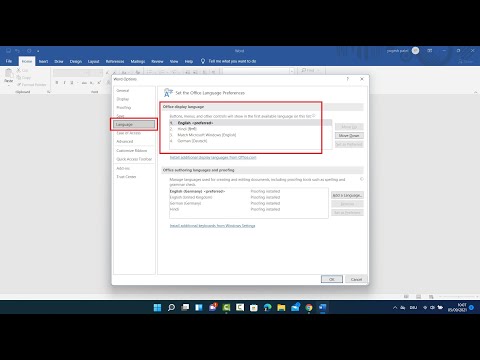 How to Change the Language Settings in Microsoft Word 2019 | Changing the Default Language in Word