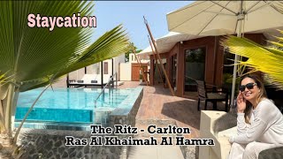 [4K] The Ritz-Carlton Ras Al Khaimah Staycation Full tour || Loismav Dubai Vlogs