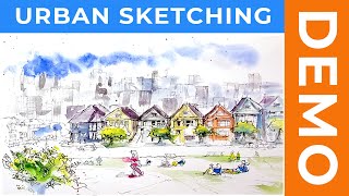 Urban Sketching for Beginners - A Step by Step Guide and Simple Demonstration