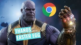 AVENGERS ENDGAME: Cool Thanos Google Easter Egg