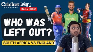 Who was left out of the Proteas squad? | South Africa vs England | Daily Show