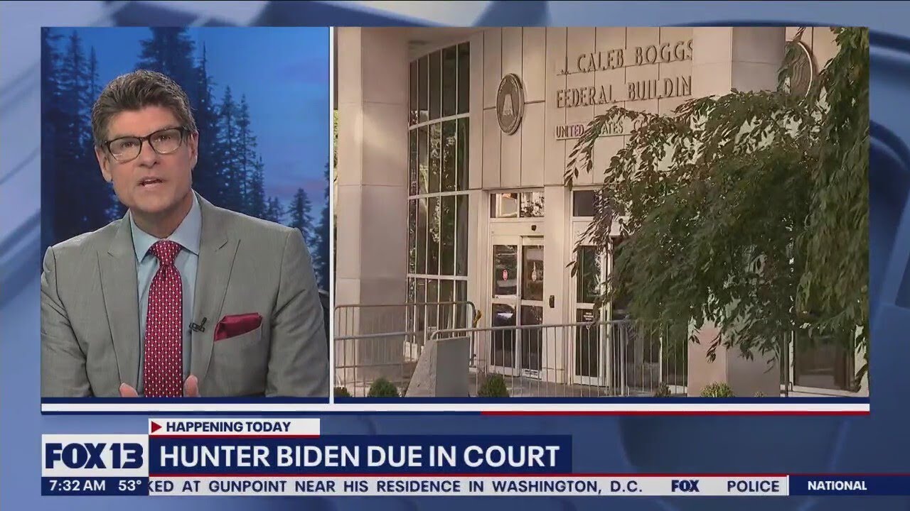 Hunter Biden Due In Court For Federal Gun Charges - YouTube