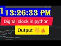 Make a digital clock ⏰ in python|tkinter tutorial for beginners|