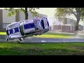 porsche 964 crash into water fail and win