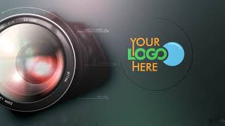 572   Photography Enthusiast studio photographer camera lens Logo Reveal animation intro
