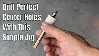 Hack For Drilling The Center Of A Dowel Rod