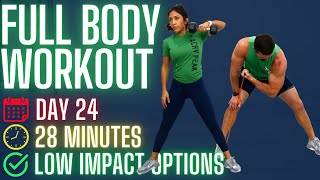 Full Body circuit workout - Dumbbells or Bands - 31 DoF Day 24