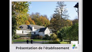 Webinaire présentation de l'établissement