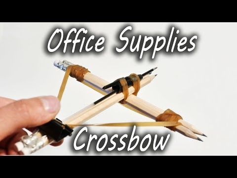 How to Make Office Supplies Crossbow How to Make Office Supplies Crossbow