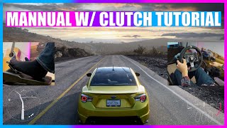 HOW TO USE MANUAL WITH CLUTCH IN FORZA HORIZON 5 (Wheel)
