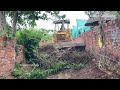 fantastic techniques komatsu d31p bulldozer break down tree building new road connection processing