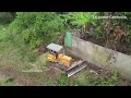 fantastic techniques komatsu d31p bulldozer break down tree building new road connection processing