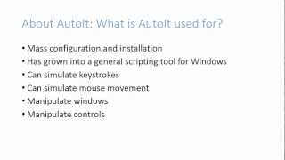 AutoIt Scripting Language