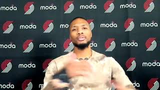 Trail Blazers' Damian Lillard talks about loss vs Clippers at Staples Center