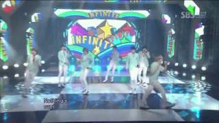 Infinite - Nothing's over(인피니트-낫띵스오버)Inkigayo sbs 인기가요 20110501