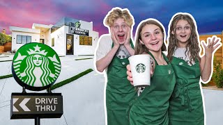 I OPENED My Own STARBUCKS At HOME **24 HOUR CHALLENGE**๐ฅคโค๏ธ| Piper Rockelle