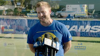 Sean McVay Talks Day 1 Of 2021 Training Camp, Terrell Burgess And DeSean Jackson