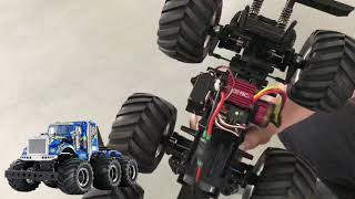 👽Tamiya Konghead 6x6 g6-01 chassis with 3900kv brushless motor 6cell Nimh battery