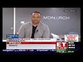 Coverage of Monarch Ergo Pvt. Ltd. in Emerging SME on ET Now