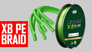 Great budget braided line Leydun X8. It wipes floor with Major Craft Dangan!