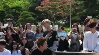 [HD][FANCAM] 150913 DAY6 - Congratulations busking at Konkuk University (Young K Focus)