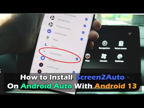 Cómo instalar Screen2Auto Android Auto con Android 13