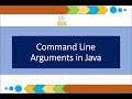 Lecture No 7: Command Line Arguments in Java Programming | By  Prof. Pratap Mohite