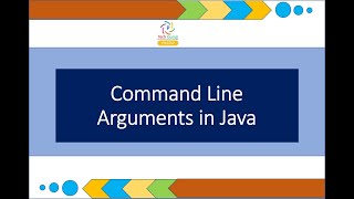 Lecture No 7: Command Line Arguments in Java Programming | By Prof. Pratap Mohite