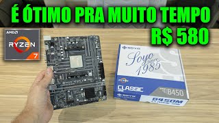 CONSEGUI MONTAR UM KIT DE RYZEN 7 E PLACA MÃE POR 580 REAIS, DÁ PRA APROVEITAR