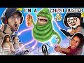 GHOST BUSTERS In REAL LIFE!! Slimer no like Party in Elevators + FGTEEV DUDDY in Gurkey GAME?