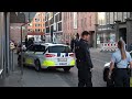 video melding om knivstikkeri politiet massivt til stede