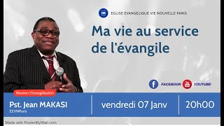 Ma vie au service de l'évangile - Pasteur Jean MAKASI