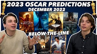 2023 Oscar Predictions - Tech Categories & More | December