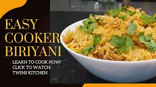 Easy ,Simple \u0026 Delicious Cooker Biriyani // എളുപ്പത്തിൽ ഒരു കുക്കർ ബിരിയാണി // Twins kitchen