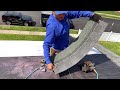 como instalar shingles en roof con demolición completa de viejo a nuevo